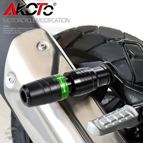 並行輸入品 zx4rr カワサキ バイク エキゾースト アクセサリー カスタム スライダー カスタム...