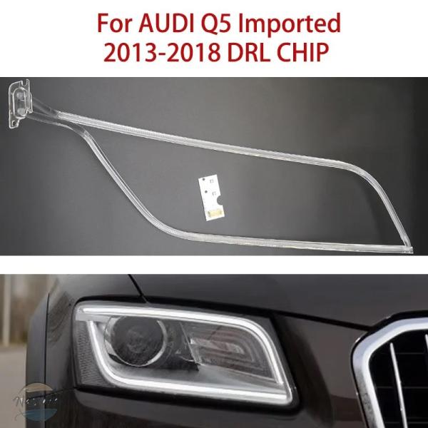 並行輸入品 アウディ q5 リップ エンジェルアイ ホワイト ライトガイドスト led カスタムパー...