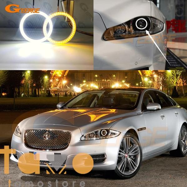 並行輸入品 x351 キット ヘッド ハローリング ランプ ジャガーxj xjr 2009 14キセ...