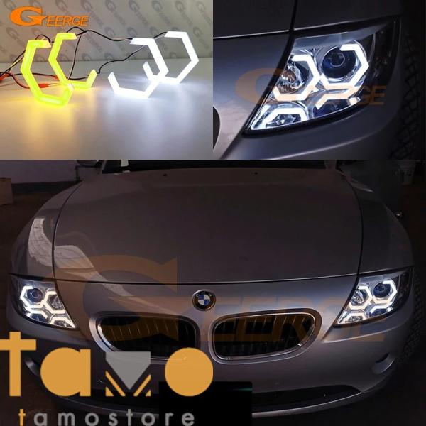 並行輸入品 z4 キット ハローリング スイッチ 超高輝度 16六角形 led エンジェルアイ モデ...