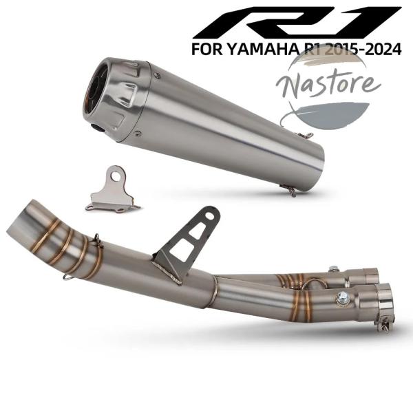 並行輸入品 バイク マフラー 部品 カスタムパーツ アクセサリー r3 mt07 fz1 r6 r1...