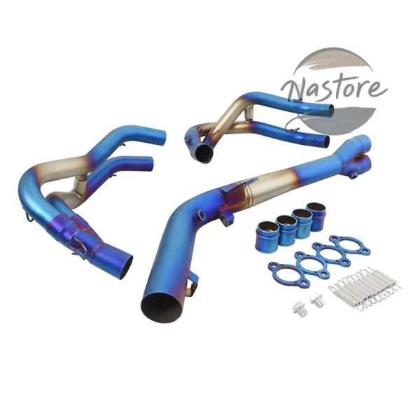 並行輸入品 バイク フロント マフラー カワサキ versys-x versys x250 x300...