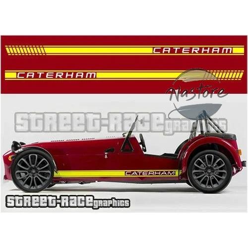 並行輸入品 x2 ケータハム 001 レーシングストライプ グラフィック ステッカー デカール カス...