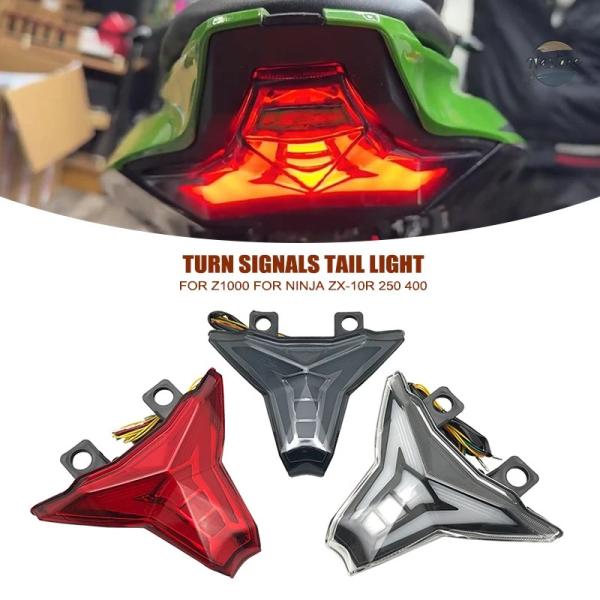 並行輸入品 リア ブレーキ 2023年ledウィンカー一体型テールライト テールライト カワサキ z...
