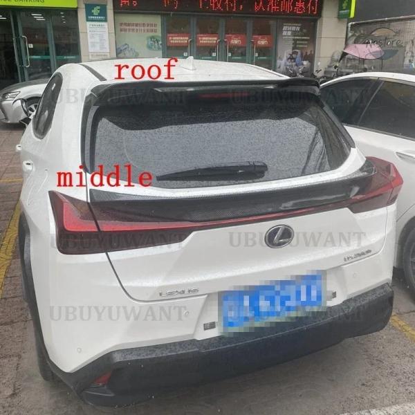 並行輸入品 リア rスタイル カーボン トランク ルーフスポイラー lexus ux ux200/u...