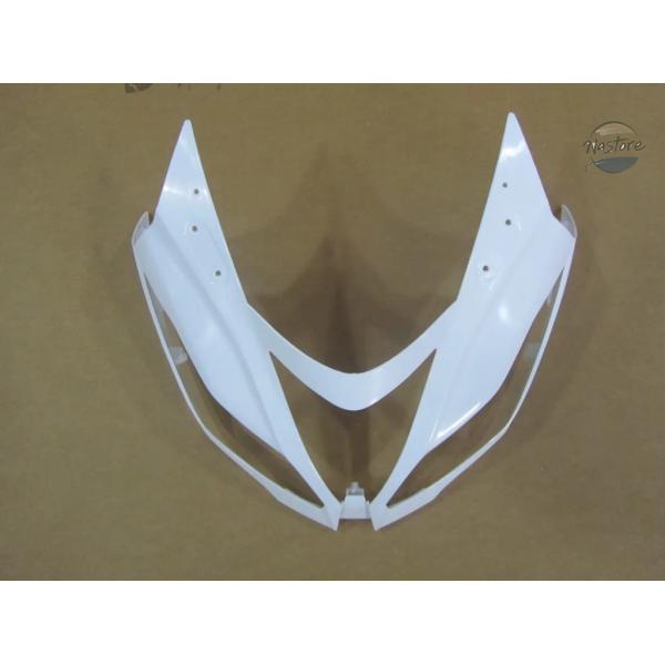 並行輸入品 フロント ヘッド 未塗装アッパーフェアリングライトカウルノーズカワサキ ニンジャ ZX6...