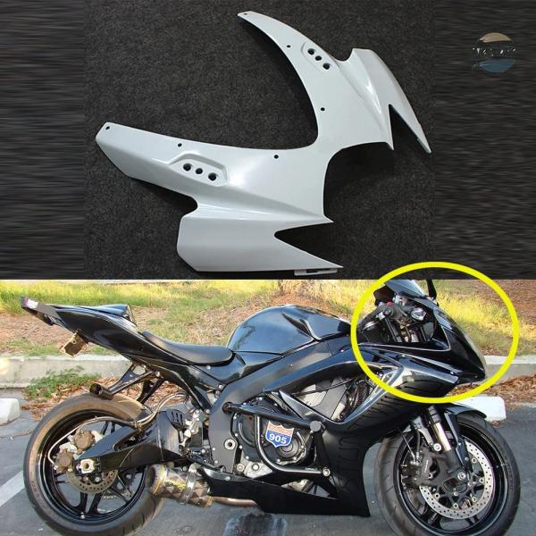 並行輸入品 スズキ suzuki フロント allgt 射出モールド 未塗装 ホワイト アッパーカウ...