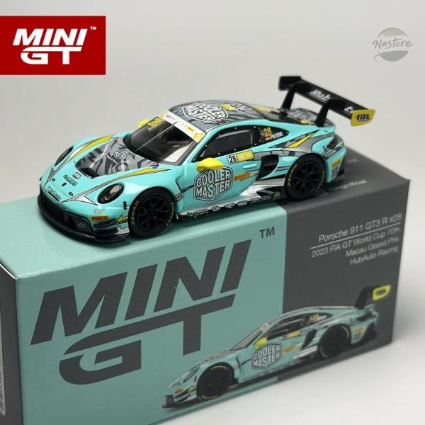 並行輸入品 gt3 mini gt 1:64 ポルシェ Porche 911 r # 28 huba...