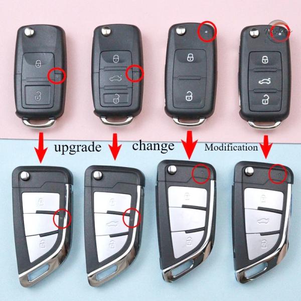 並行輸入品 CAR KEY HOUSING CASE SHELL FOR VOLKSWAGEN/VW...