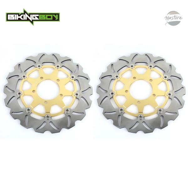 並行輸入品 ZX6R ブレーキ BIKINGBOY フロントディスクローター ニンジャ 636 ZX...