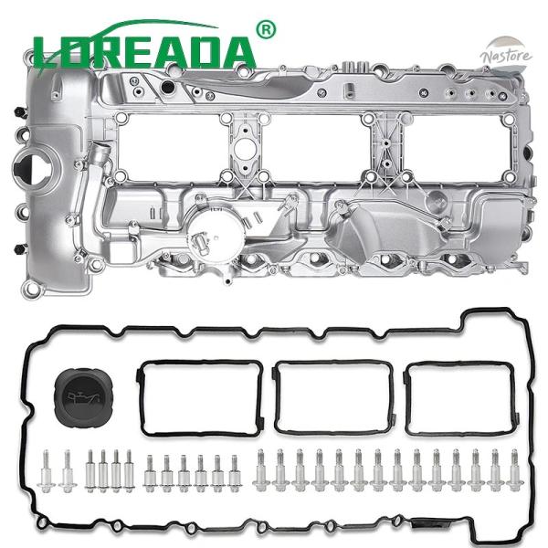 並行輸入品 11127570292ALUMINUM ENGINE VALVE COVER W/ GA...