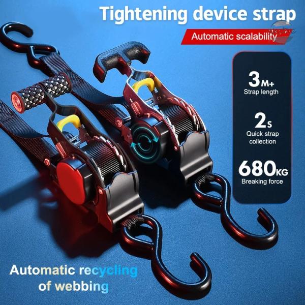 並行輸入品 RETRACTABLE AUTO RATCHET STRAP AUTOMATIC SHR...
