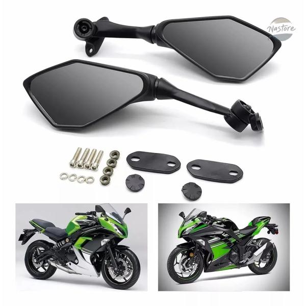 並行輸入品 ZX6R カワサキ バイク ミラー ニンジャ 250 250SL 300 H2R 201...