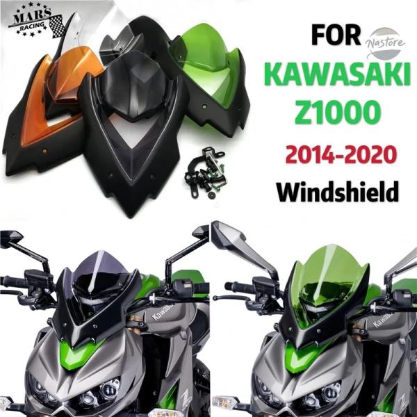 並行輸入品 オートバイ用ウィンドスクリーンバイザーバイザー風防デフレクター Kawasaki Z10...