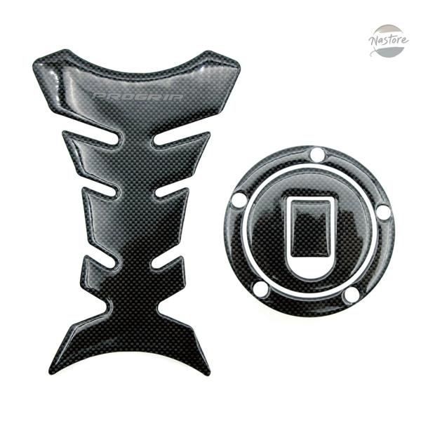 並行輸入品 オートバイ燃料タンクパッドプロテクターデカールガスキャップカバーパッドステッカーセットK...