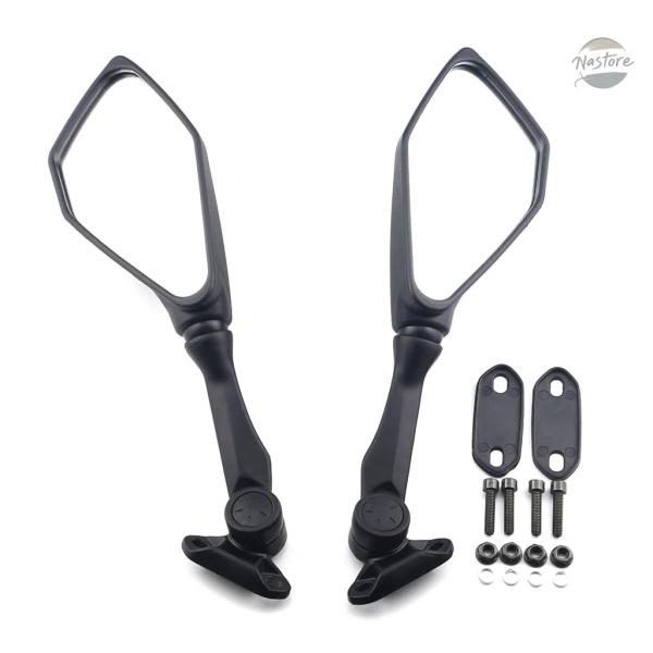 並行輸入品 ブラックバイク用バックミラー カワサキ Ninja ZX4R ZX4RR ZX25R 2...