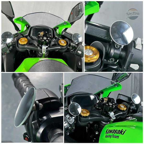並行輸入品 ワイドビジョンバックミラー KAWASAKI ZX4R ZX25R NINJA 650/...