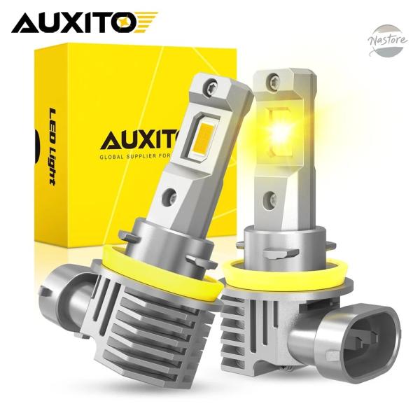 並行輸入品 h11 フォグランプ auxito 2個 led バルブ canバス 3000k イエロ...