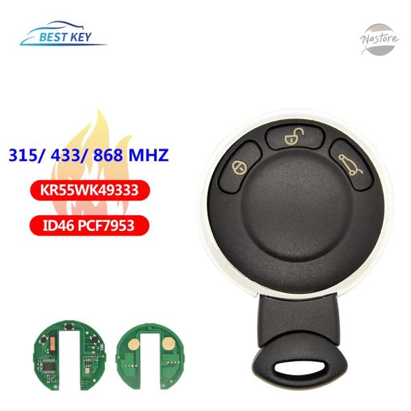 並行輸入品 BMW id46 best key kr55wk49333 315/433/868mhz...