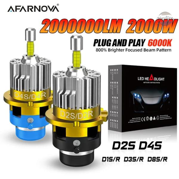 並行輸入品 d4s バイク ヘッドライト 360 led d2s d2r d3r canbus 電球...