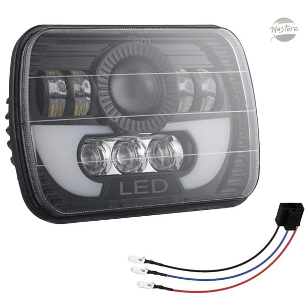 並行輸入品 シボレー ヘッドライト 7x6 5x7 120w led ハイ/ロービーム エクスプレス...