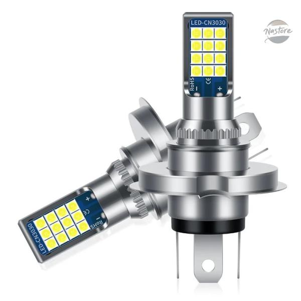 並行輸入品 h4 カワサキ バイク ヘッドライト h7 h1s 9003 led hi/lo 電球 ...