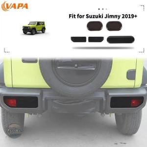 並行輸入品 スズキ ステッカー カスタムパーツ アクセサリー ブレーキ カバー ジムニー 年以降用 テール ランプ ハイ マウント ライト 装飾 外装 スモックブラッ