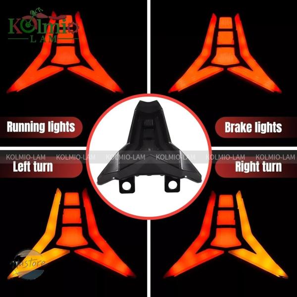 並行輸入品 LEDテールライト2018〜2024年式  ZX6R ZX-10R Ninja 400 ...