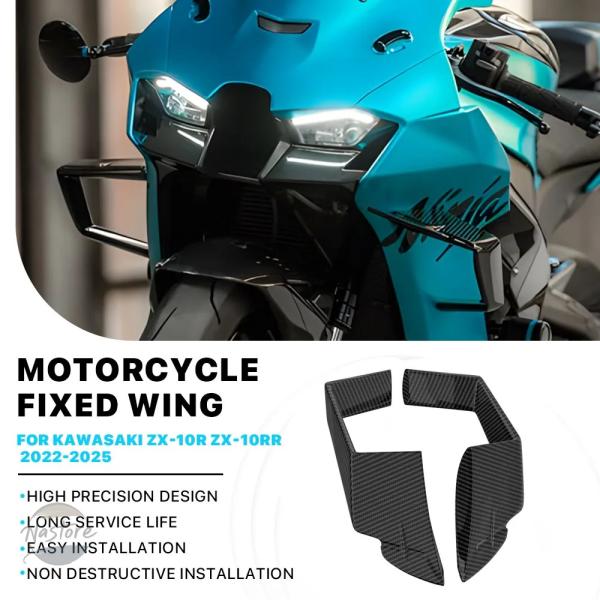 並行輸入品 zx-10r カワサキ ウィングレット カスタムパーツ アクセサリー フェアリング スポ...