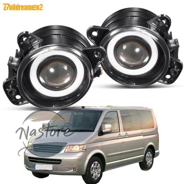 並行輸入品 フォルクスワーゲン volkswagen t5 2 x エンジェルアイ フォグライト d...