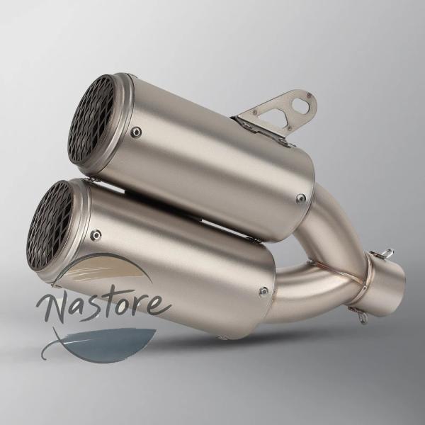 並行輸入品 バイク マフラー 部品 カスタムパーツ アクセサリー 汎 51mm sc排気メッシュダブ...