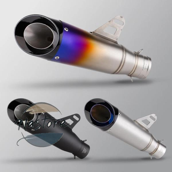 並行輸入品 fz6 バイク マフラー カスタム 51mm 61mm yzf r1 r6 r3 mt0...