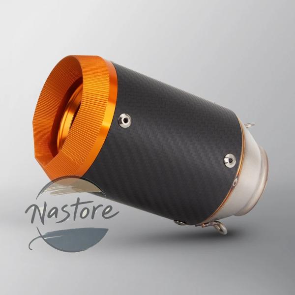 並行輸入品 mt09 バイク マフラー 汎 51mm 60mm カーボン テールパイプ mt07 r...