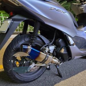 並行輸入品 pcx125 バイク マフラー エ...の詳細画像1