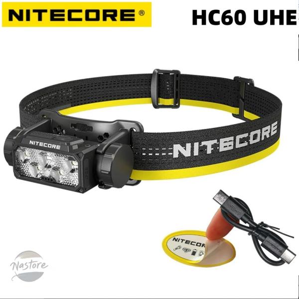 並行輸入品 ヘッド nitecore hc60 uheランプ ライト usb-c充電式 ホワイトレッ...