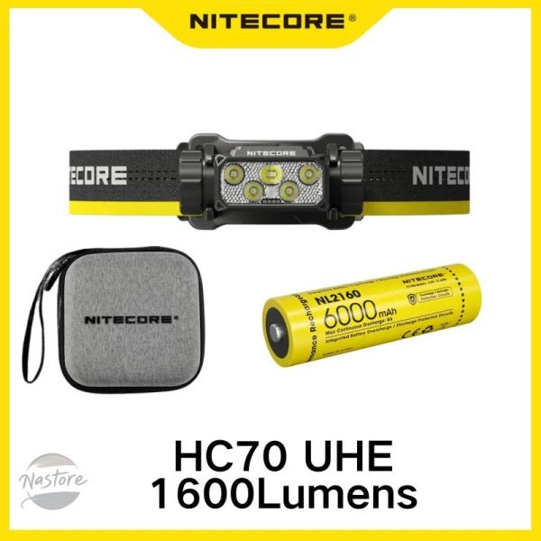 並行輸入品 ヘッド nitecore hc70 uhe 1600ルーメン nitelab led u...