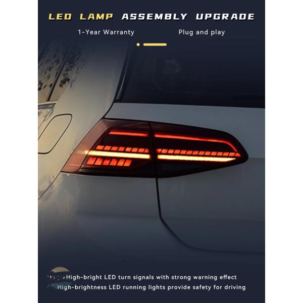 【並行輸入品】リア フォルクスワーゲン VOLKSWAGEN VW ゴルフ 7 2013-2017 ...