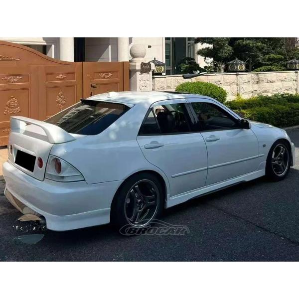 並行輸入品 is200 lexus リア スポイラー absプラスチックカー ledライト カー i...