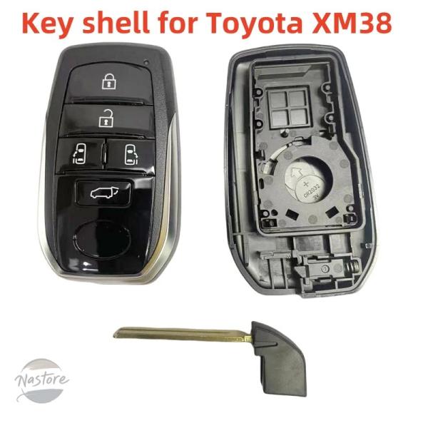並行輸入品 xm38 トヨタ toyota アルファード スマートカーキーシェル キーレスリモートケ...
