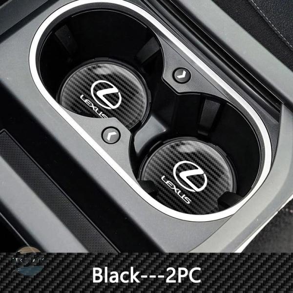 並行輸入品 2 個車 水コースターカップマットボトルホルダー抗スリップレクサス RX330 350 ...