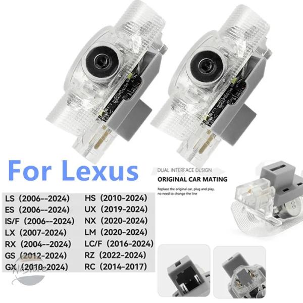 並行輸入品 LED 車 ドアバッジウェルカムライトカーテシランプレクサス RX ES GX LS L...