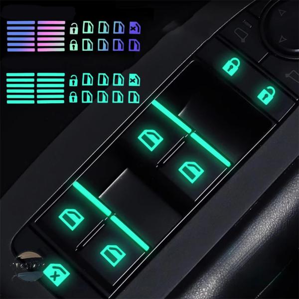 並行輸入品 車 ライトボタンステッカー ウィンドウリフタースイッチステッカー LEXUS IS250...