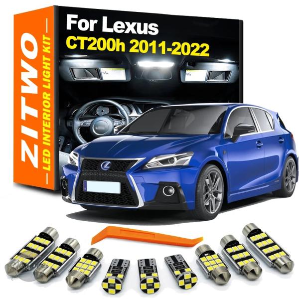 並行輸入品 ZITWO 10 個車 電球アクセサリーレクサス CT200H 2011-2017-22...