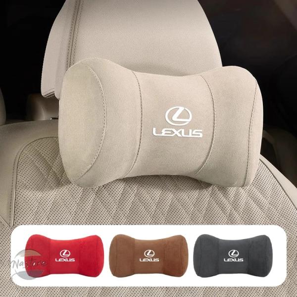 並行輸入品 カーシートスエードメモリーコットンネックピローヘッドレストレクサス GS IS LS50...