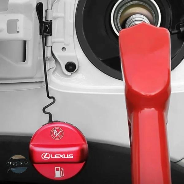 並行輸入品 車 燃料タンクキャップカバーつや消し合金蓋自動車 レクサス ES300 RX330 RX...