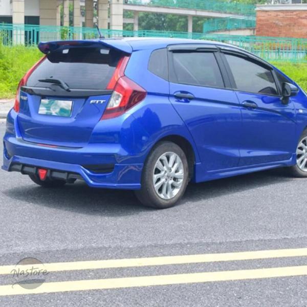 並行輸入品 ABSサイドスカートディフューザーリップスプリッター 防止ボディキット ジャズ2018 ...