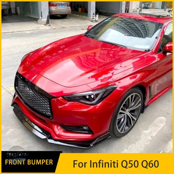 【並行輸入品】q50 スポイラー リップ カスタム インフィニティ q60 汎 4ピース フロント ...