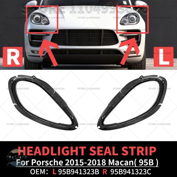 並行輸入品 ポルシェ リップ ヘッドライト Porche 2015 18 マカン s ターボ gts...