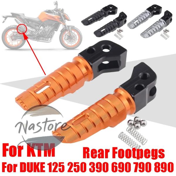 並行輸入品 後フットレスト フットペグ ペダル ktm デューク 125 250 390 690 7...
