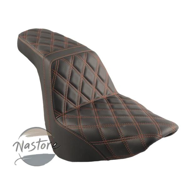 並行輸入品 バイク フロント リア ツーアップ シートハーレー ソフテイルローライダー s st f...